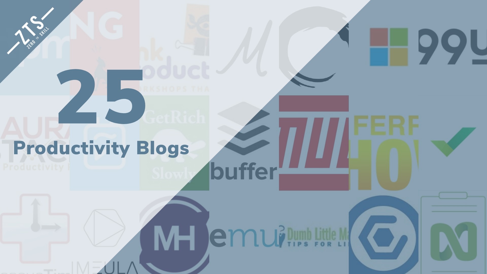 Top 25 Productivity Blogs for 2020