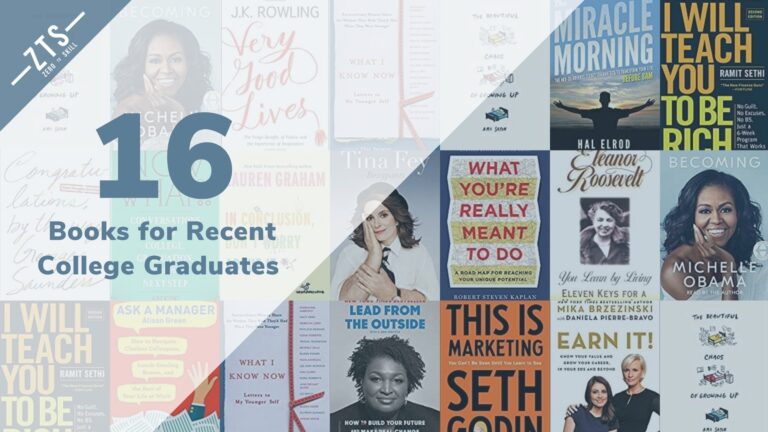 Graduate Books The 16 Best Books For Recent College Graduates – Zero To Skill